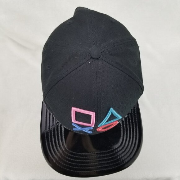 ✅Sony PlayStation 3D Embroidered Controller Button Snapback Hat Bioworld OSFA - Picture 3 of 9